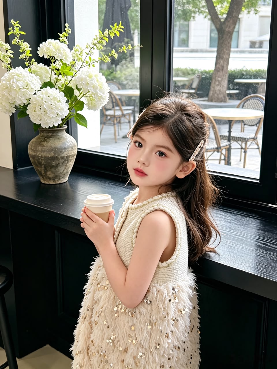 Sequin Chanel-Style Dress 亮片拼接小香风连衣裙