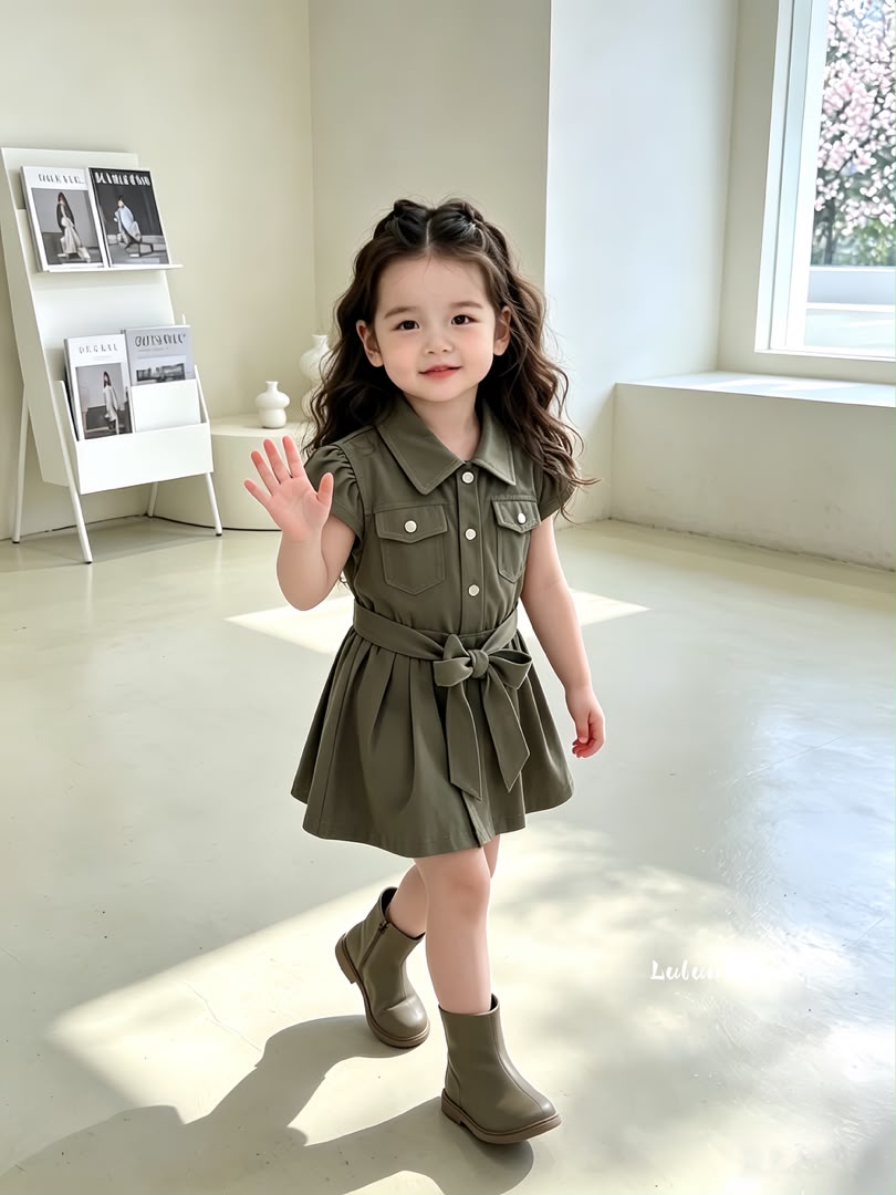 Butterfly Sleeve Denim Dress 蝴蝶袖牛仔裙