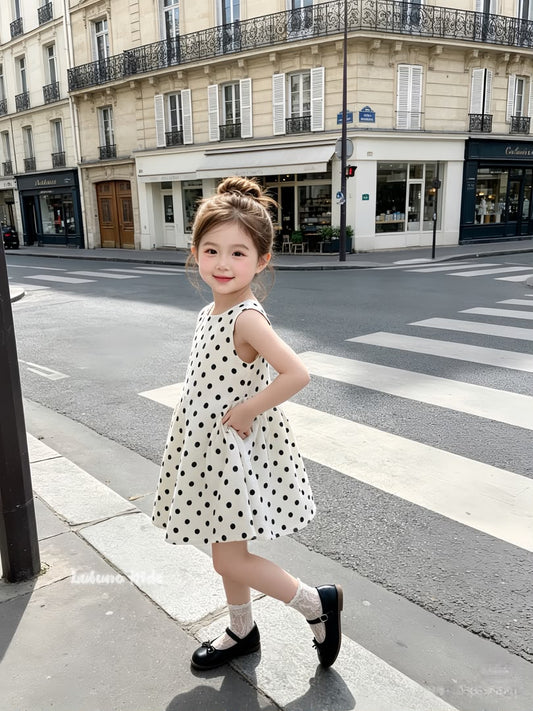 Polka Dot Bow Dress 波点蝴蝶结连衣裙