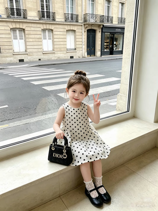 Polka Dot Bow Dress 波点蝴蝶结连衣裙