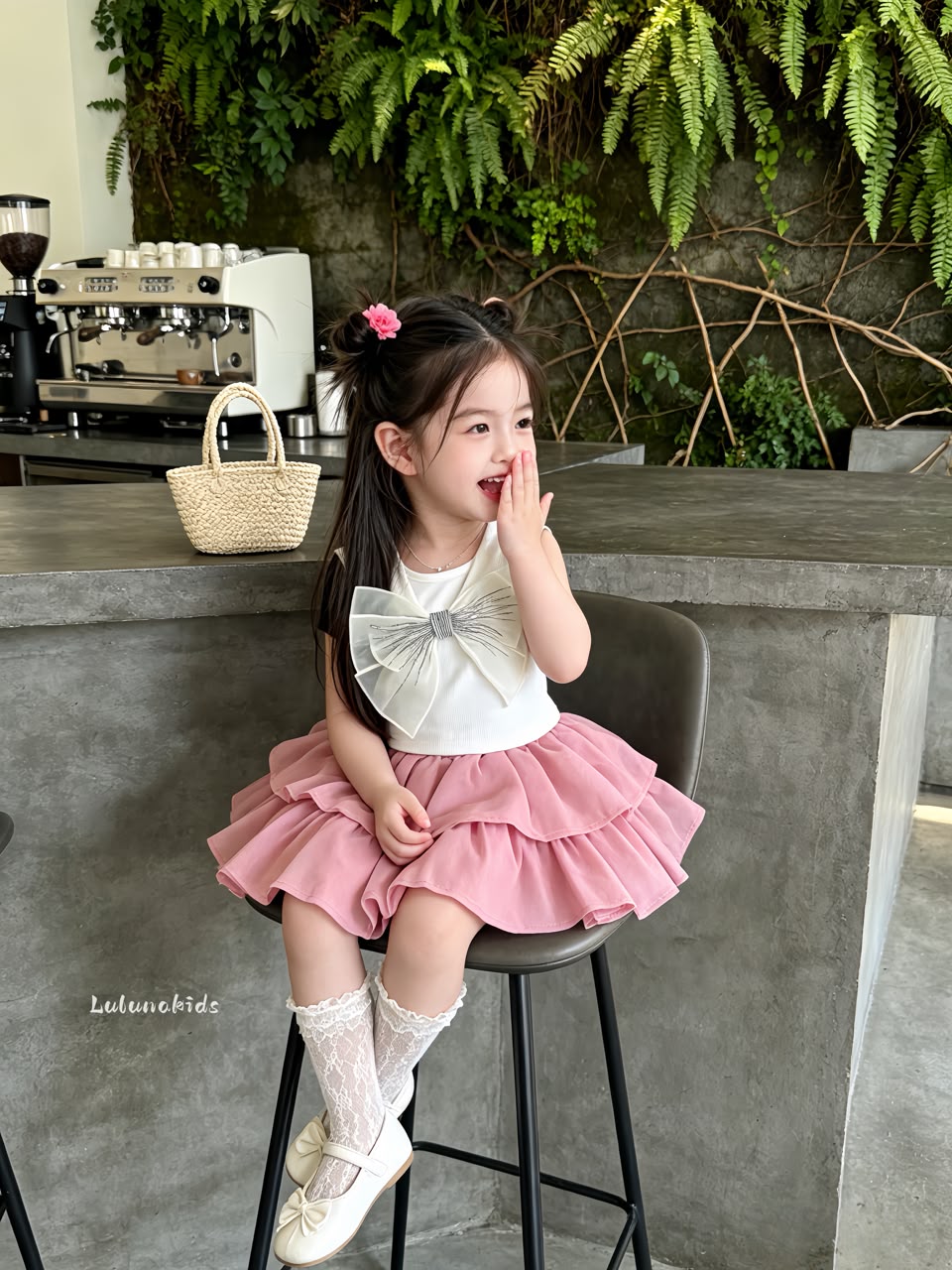 Sleeveless Bow Cake Dress 无袖立体蝴蝶结蛋糕裙