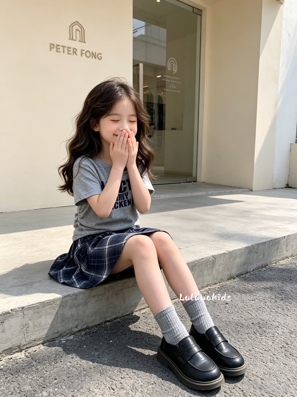 Energetic Girl Plaid Set 元气女孩格纹套装