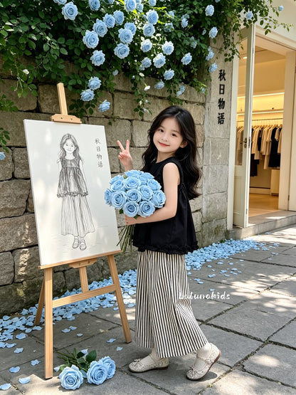 Korean Ruffle Top Set 韩系荷叶边上衣套装