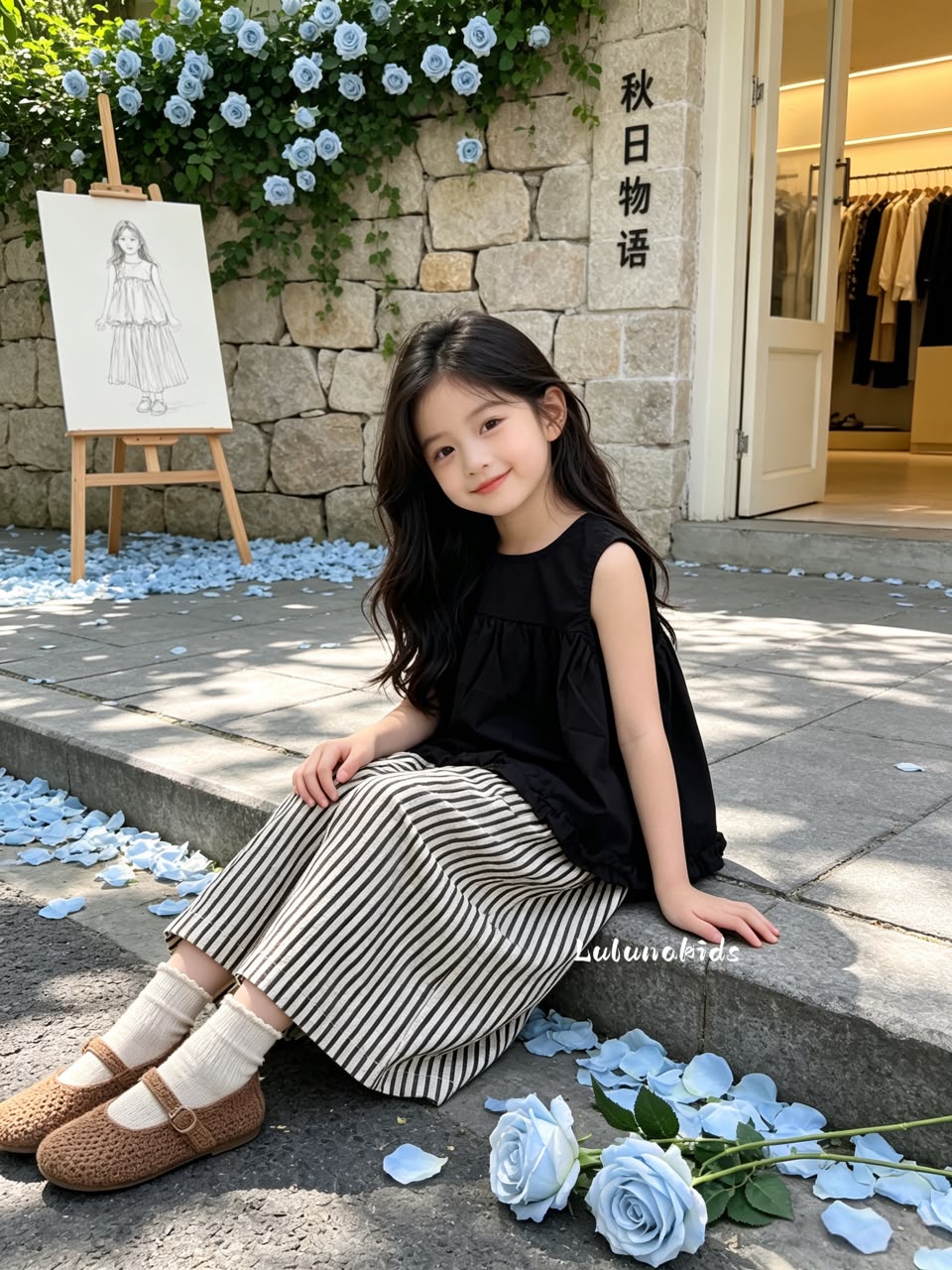 Korean Ruffle Top Set 韩系荷叶边上衣套装