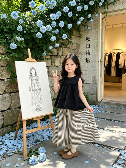 Korean Ruffle Top Set 韩系荷叶边上衣套装