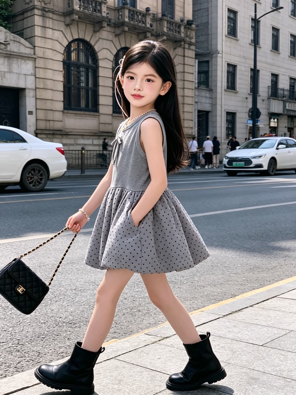 French Polka Dot Dress 法式波点连衣裙