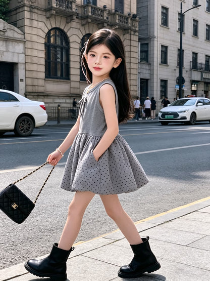 French Polka Dot Dress 法式波点连衣裙
