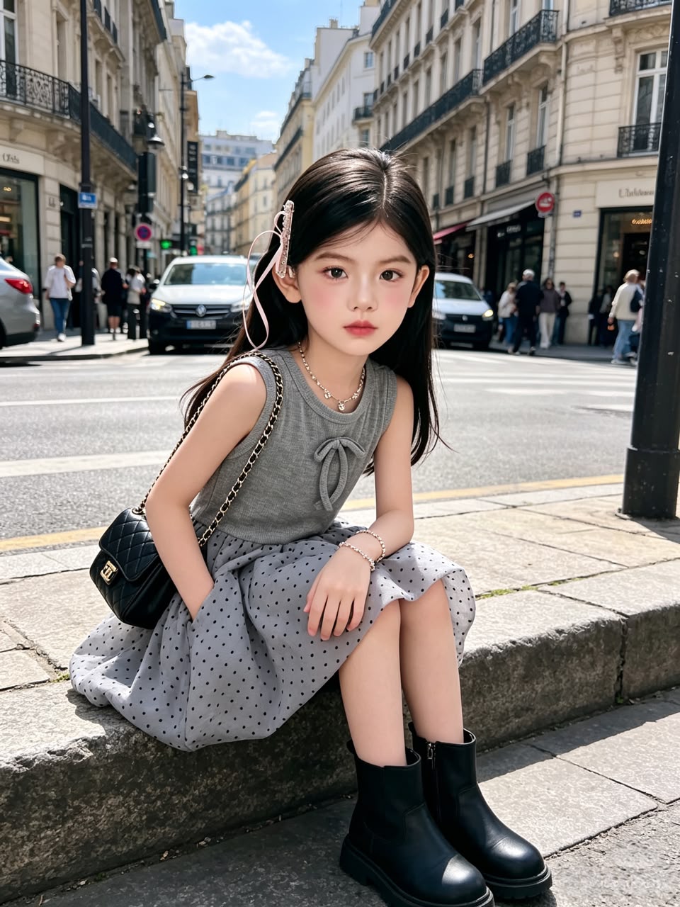 French Polka Dot Dress 法式波点连衣裙