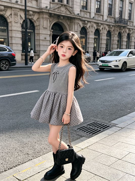 French Polka Dot Dress 法式波点连衣裙