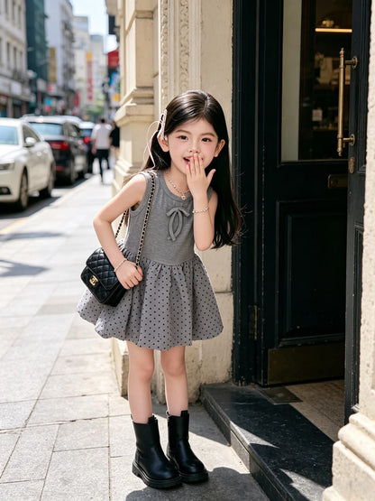 French Polka Dot Dress 法式波点连衣裙
