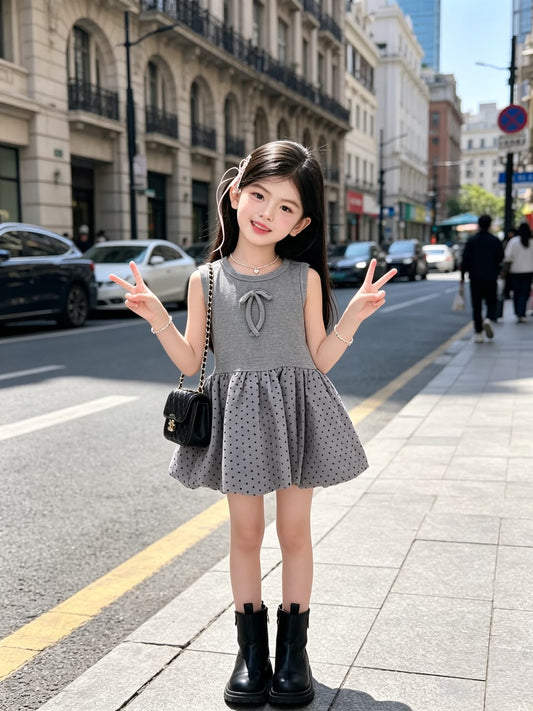 French Polka Dot Dress 法式波点连衣裙
