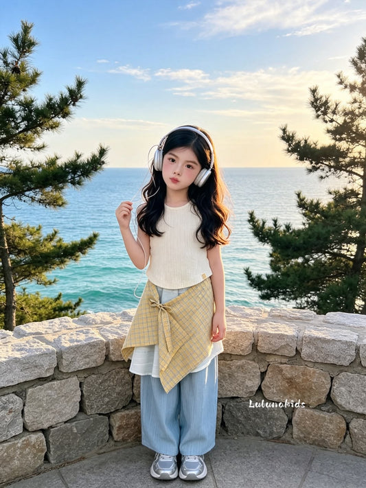Early Summer Cream Splice Set 初夏奶油风拼接套装
