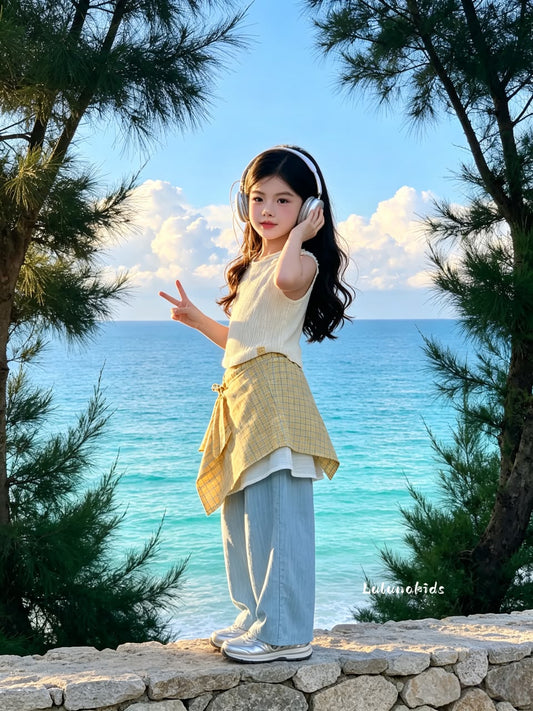 Early Summer Cream Splice Set 初夏奶油风拼接套装