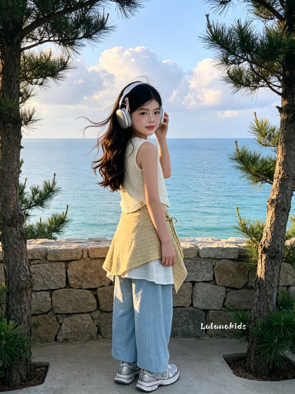 Early Summer Cream Splice Set 初夏奶油风拼接套装