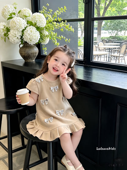 Silver Bow Dress 银蝴蝶结连衣裙