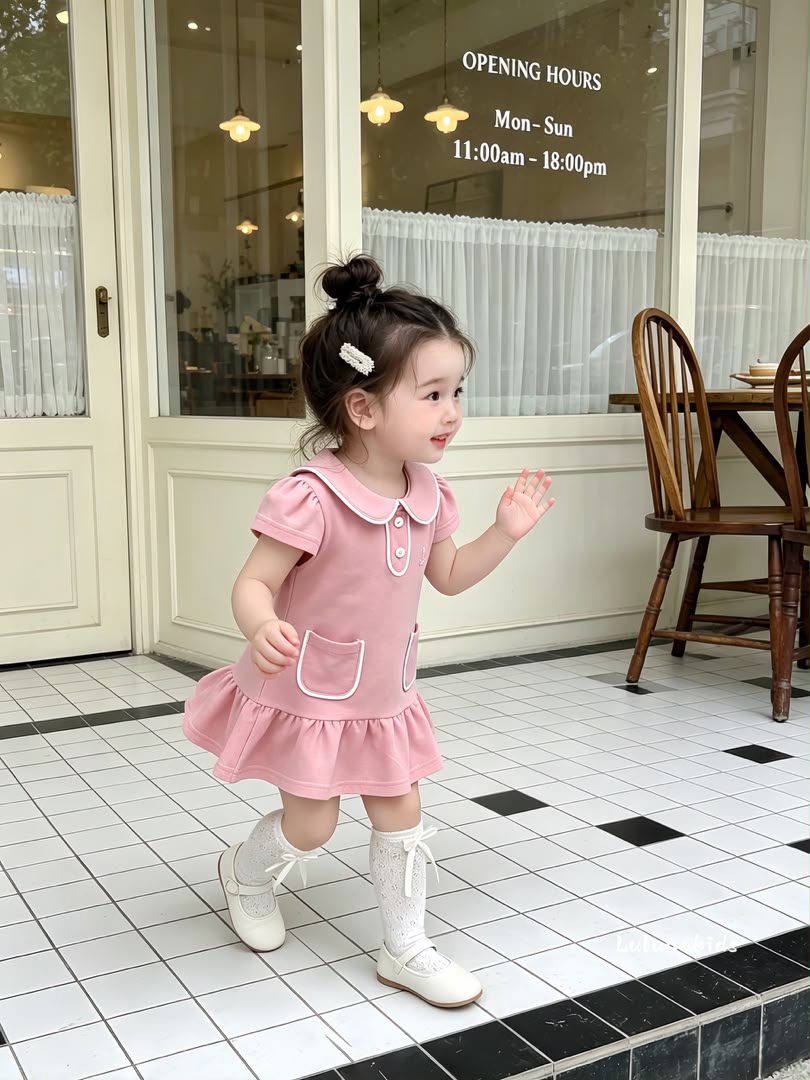 Polo Collar Dress POLO翻领连衣裙