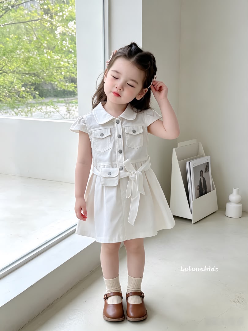 Butterfly Sleeve Denim Dress 蝴蝶袖牛仔裙
