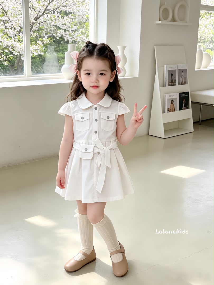 Butterfly Sleeve Denim Dress 蝴蝶袖牛仔裙