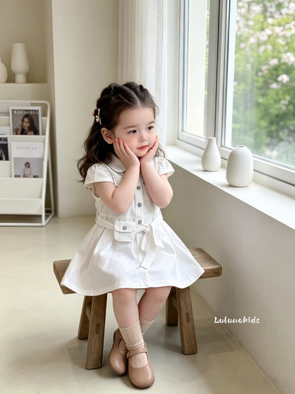 Butterfly Sleeve Denim Dress 蝴蝶袖牛仔裙