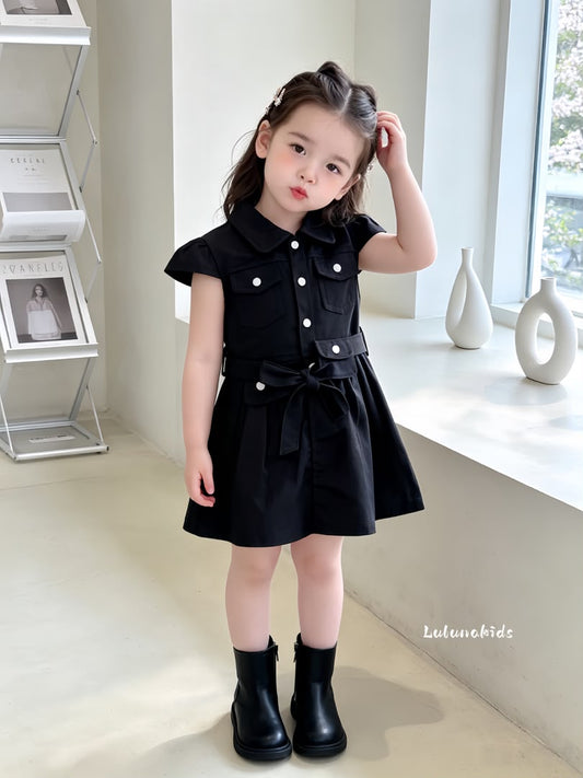 Butterfly Sleeve Denim Dress 蝴蝶袖牛仔裙