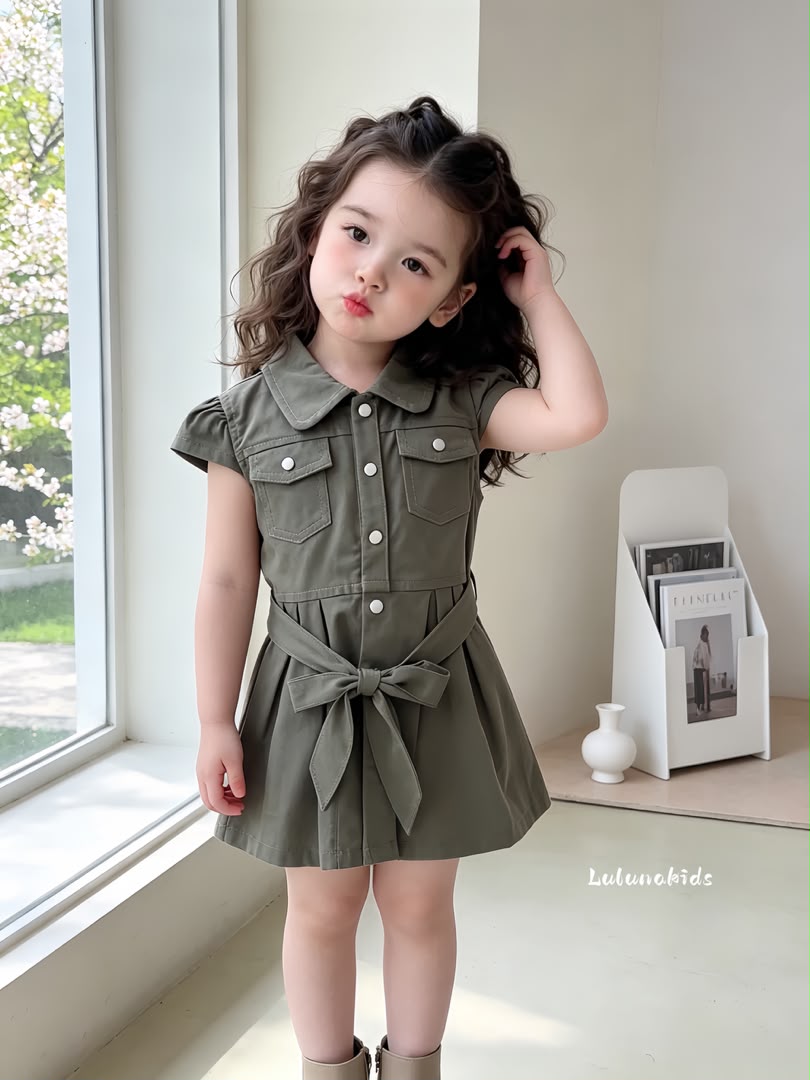 Butterfly Sleeve Denim Dress 蝴蝶袖牛仔裙