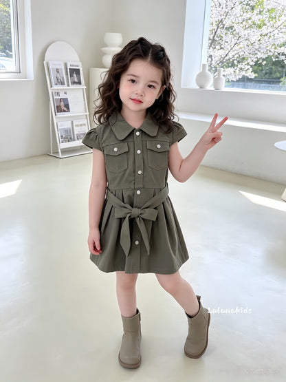 Butterfly Sleeve Denim Dress 蝴蝶袖牛仔裙
