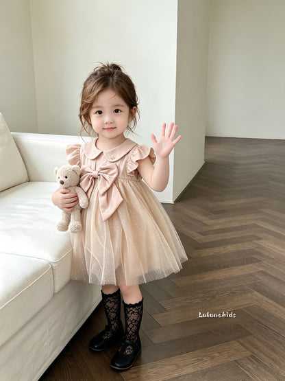 Butterfly Sleeve Tulle Bodysuit Pants 蝴蝶袖网纱包屁裤