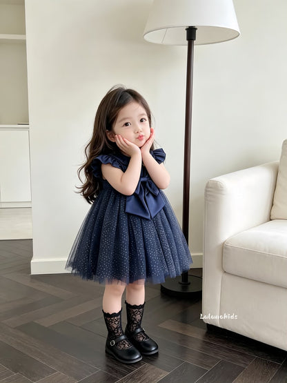 Butterfly Sleeve Tulle Bodysuit Pants 蝴蝶袖网纱包屁裤