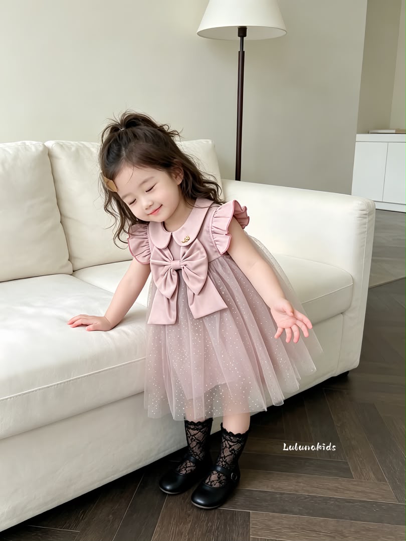Butterfly Sleeve Tulle Bodysuit Pants 蝴蝶袖网纱包屁裤