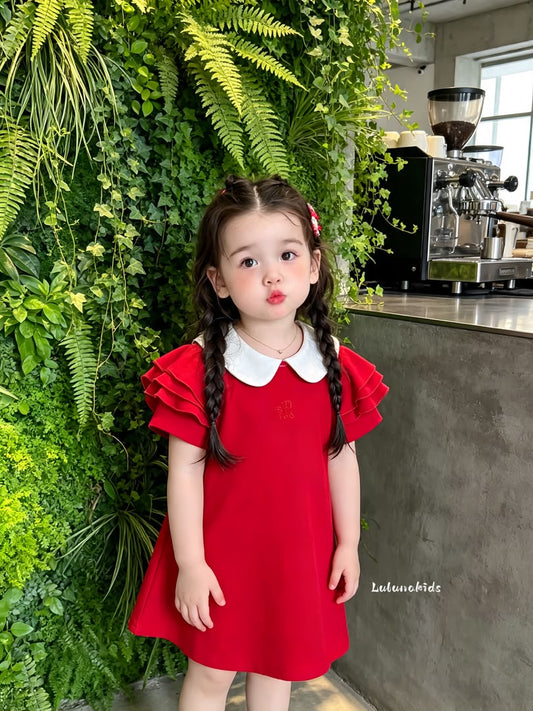 Fendi Butterfly Sleeve Dress 芬迪蝴蝶袖连衣裙