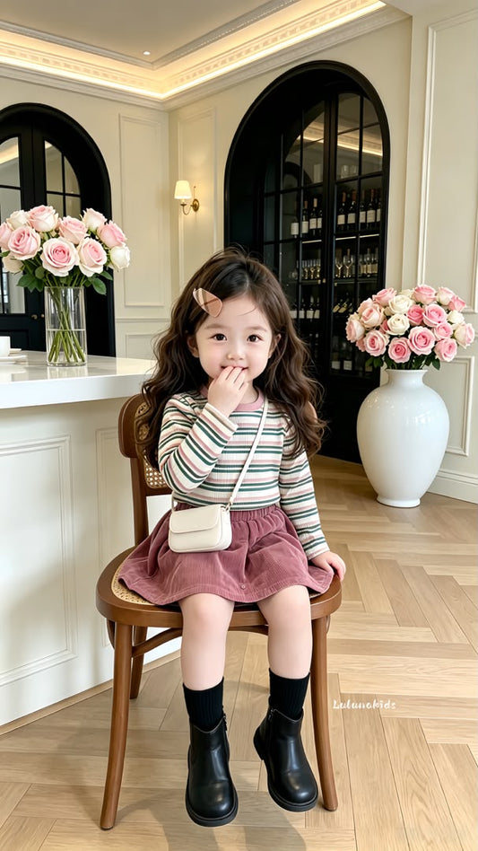Baby Girl Long Sleeve Bodysuit Dress 女宝长袖打底包屁裙