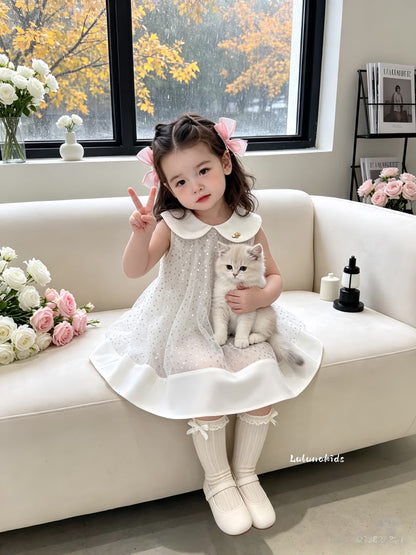 Snowflake Tulle Princess Dress 雪花网纱公主裙
