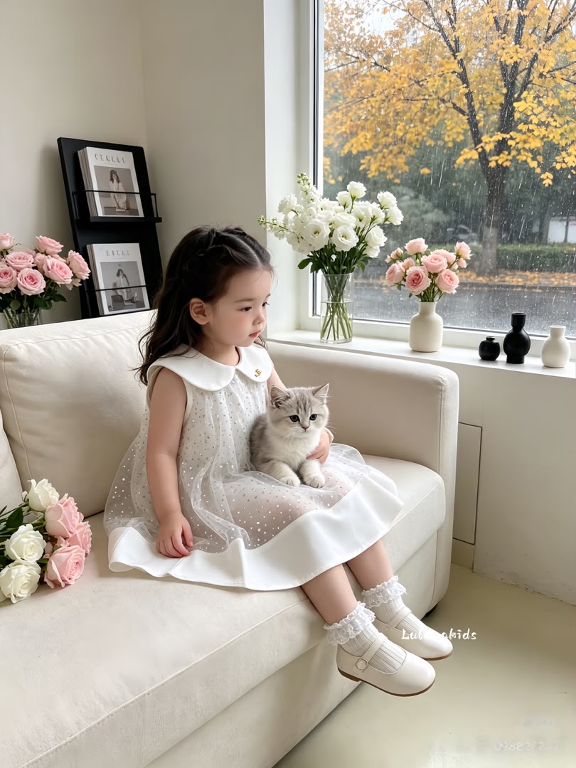 Snowflake Tulle Princess Dress 雪花网纱公主裙