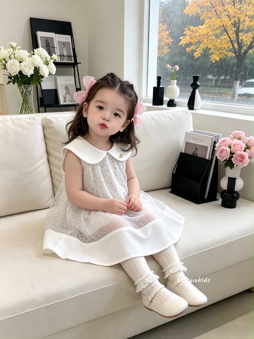 Snowflake Tulle Princess Dress 雪花网纱公主裙
