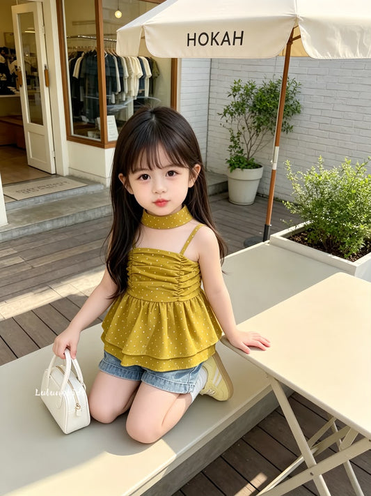 Spicy Girl Polka Dot Cami 辣妹波点小吊带