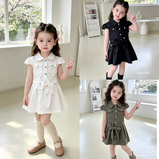 Butterfly Sleeve Denim Dress 蝴蝶袖牛仔裙