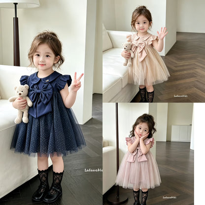 Butterfly Sleeve Tulle Bodysuit Pants 蝴蝶袖网纱包屁裤